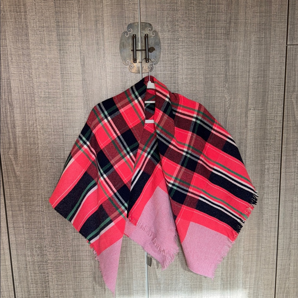 J. Crew Wool Blend Asbury Plaid Scarf‎